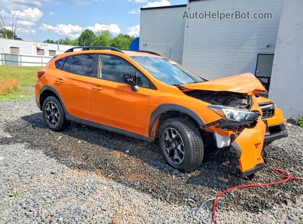JF2GTABC0JH258073 2018 SUBARU CROSSTREK Orange Delantero derecho
