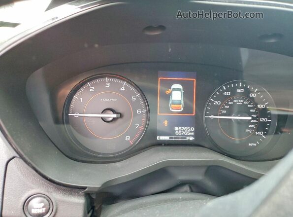 JF2GTABC0M8222260 2021 SUBARU CROSSTREK White Սարքավորումների վահանակի տեսք