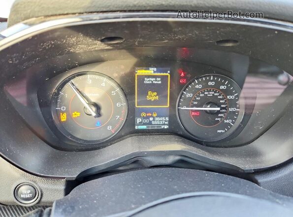 JF2GTABC0PH204264 2023 SUBARU CROSSTREK Gray Սարքավորումների վահանակի տեսք