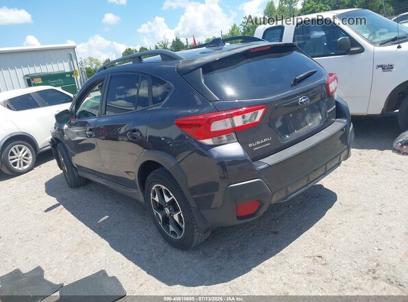 JF2GTABC2JH285887 2018 SUBARU CROSSTREK Black Հետևի ձախ