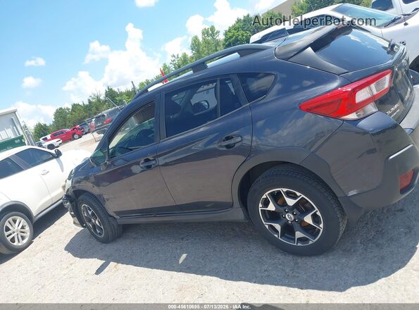 JF2GTABC2JH285887 2018 SUBARU CROSSTREK Black Սալոնի 360 աստիճան տեսք