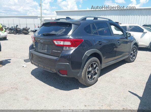 JF2GTABC2JH285887 2018 SUBARU CROSSTREK Black Հետևի աջ
