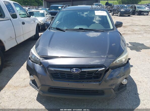 JF2GTABC2JH285887 2018 SUBARU CROSSTREK Black Սարքավորումների վահանակի տեսք