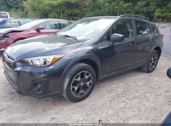 JF2GTABC2JH295481 2018 SUBARU CROSSTREK Gray Front left