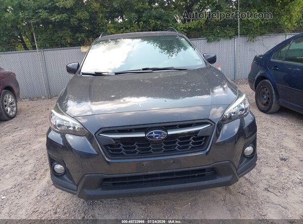 JF2GTABC2JH295481 2018 SUBARU CROSSTREK Gray Instrument cluster view