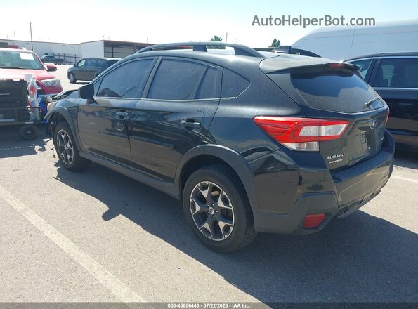 JF2GTABC2JH302882 2018 SUBARU CROSSTREK Black უკანა მარცხენა