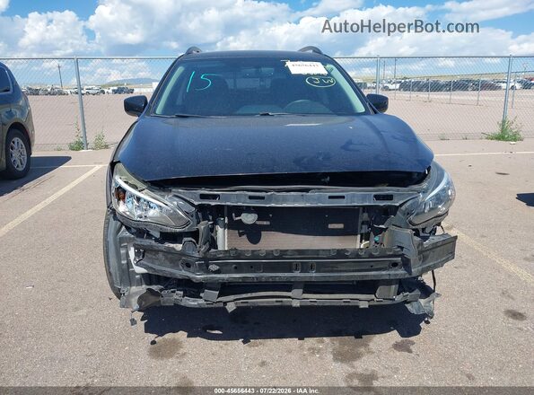 JF2GTABC2JH302882 2018 SUBARU CROSSTREK Black უკანა სალონის ხედი