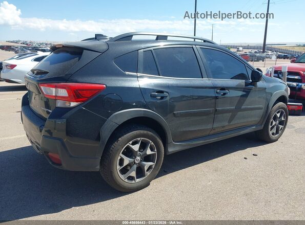 JF2GTABC2JH302882 2018 SUBARU CROSSTREK Black უკანა მარჯვენა