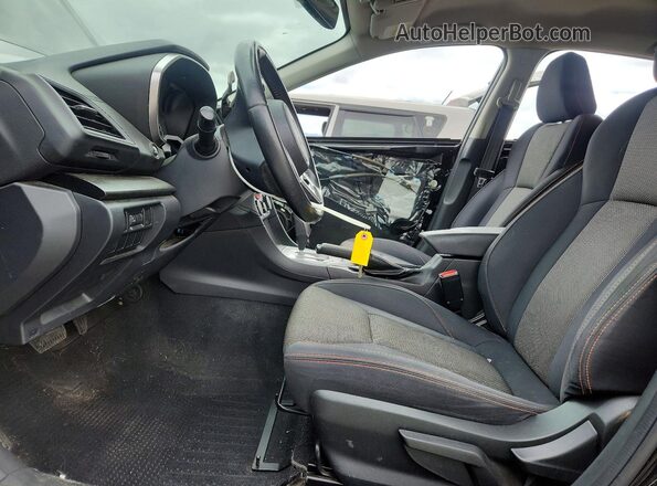 JF2GTABC2JH312389 2018 SUBARU CROSSTREK Черный Вид салона спереди