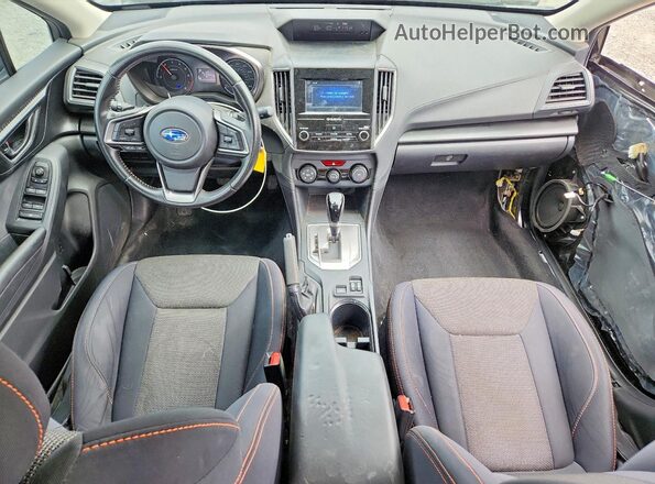 JF2GTABC2JH312389 2018 SUBARU CROSSTREK Черный Вид панели приборов