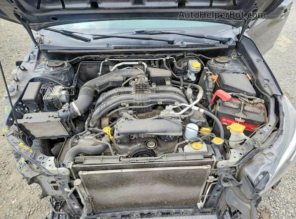 JF2GTABC2JH312389 2018 SUBARU CROSSTREK Черный Вид подкапотного пространства