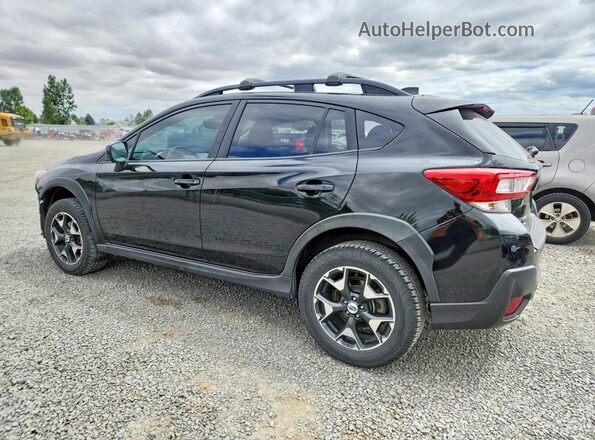 JF2GTABC2JH312389 2018 SUBARU CROSSTREK Черный Задняя левая четверть