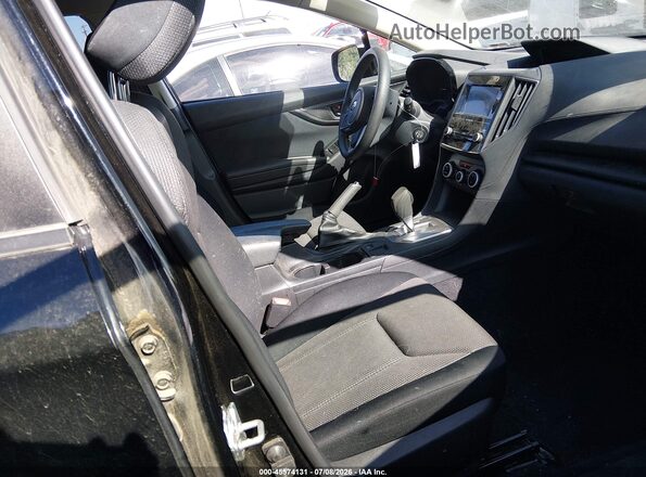 JF2GTABC2PH287681 2023 SUBARU CROSSTREK Black Widok wnętrza z przodu