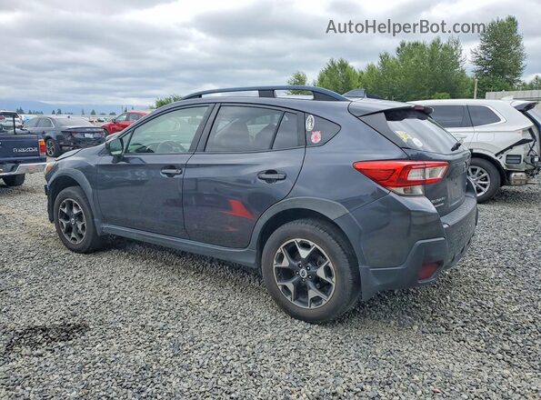 JF2GTABC3JG217703 2018 SUBARU CROSSTREK Charcoal უკანა მარცხენა