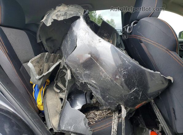 JF2GTABC3JG217703 2018 SUBARU CROSSTREK Charcoal უკანა სალონის ხედი