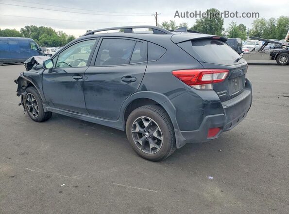 JF2GTABC3JH235046 2018 SUBARU CROSSTREK Черный Задняя левая четверть