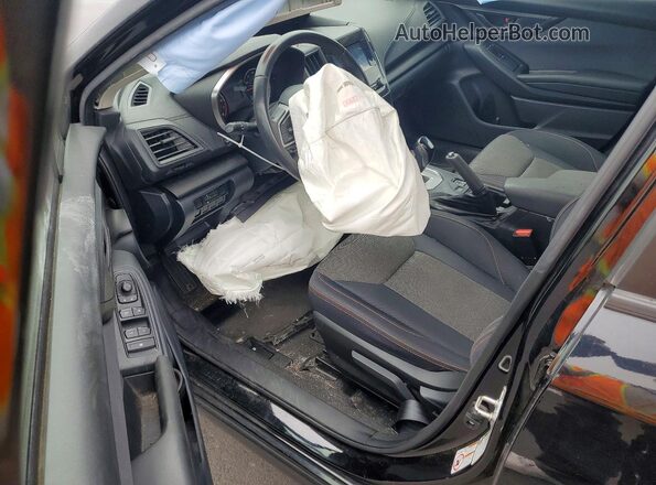 JF2GTABC3JH235046 2018 SUBARU CROSSTREK Черный Вид панели приборов