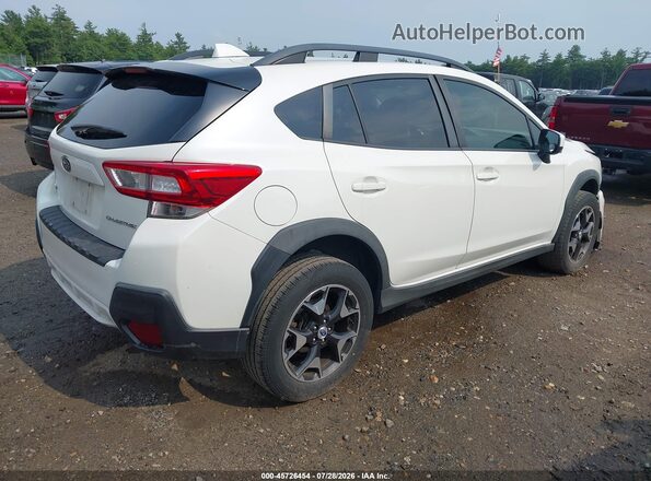 JF2GTABC3JH239713 2018 SUBARU CROSSTREK White Задня права чверть