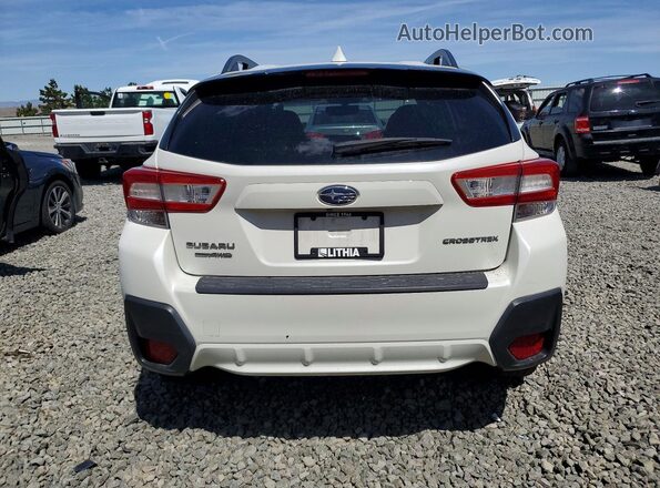 JF2GTABC3JH240280 2018 SUBARU CROSSTREK White Rear view