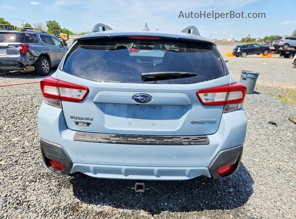 JF2GTABC3JH247830 2018 SUBARU CROSSTREK Blue უკანა ხედი