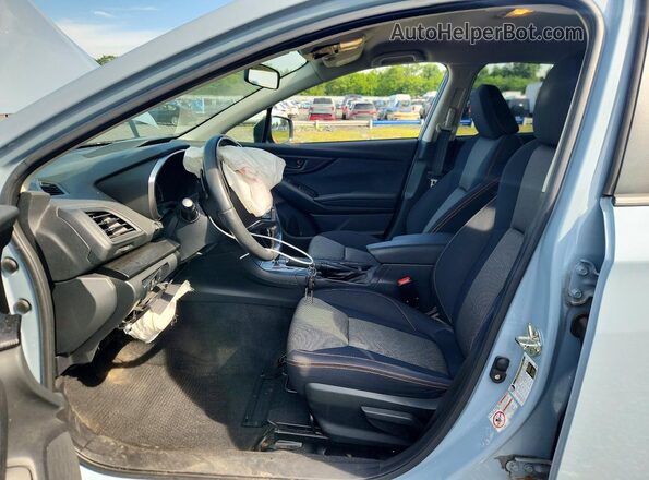 JF2GTABC3JH247830 2018 SUBARU CROSSTREK Blue წინა სალონის ხედი