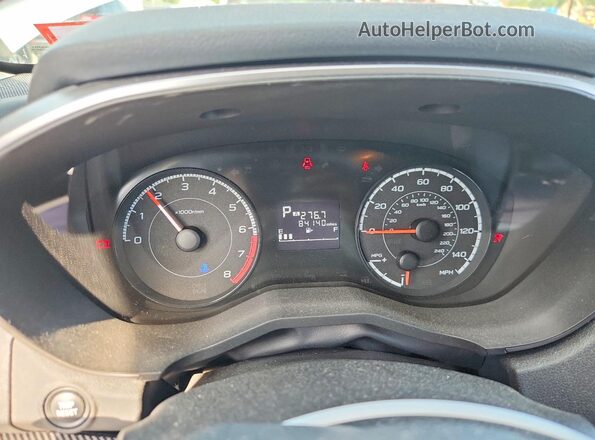 JF2GTABC3JH247830 2018 SUBARU CROSSTREK Blue ხელსაწყოთა პანელის ხედი
