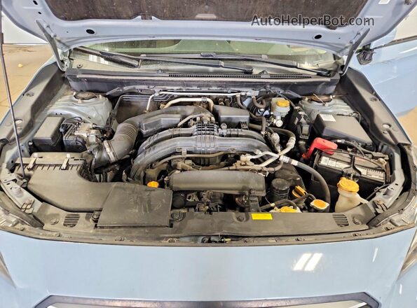 JF2GTABC3JH262232 2018 SUBARU CROSSTREK Blue Engine compartment view