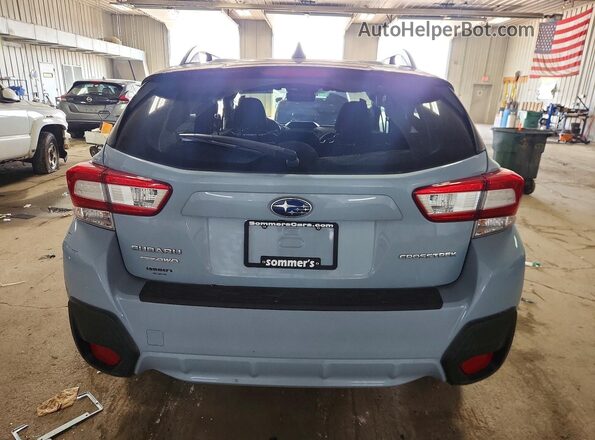 JF2GTABC3JH262232 2018 SUBARU CROSSTREK Blue Rear view