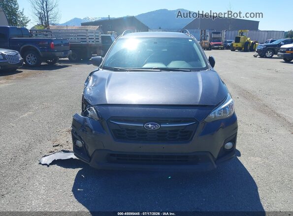 JF2GTABC3JH270718 2018 SUBARU CROSSTREK Gray წინა პანელის ხედი