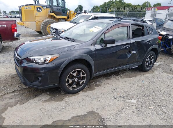 JF2GTABC3JH289088 2018 SUBARU CROSSTREK Pewter Передняя левая четверть