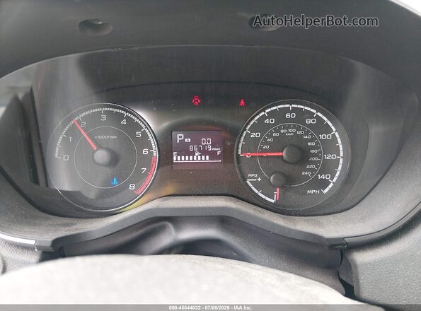 JF2GTABC3JH289088 2018 SUBARU CROSSTREK Pewter Вид задних сидений