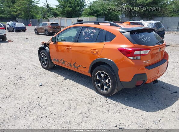 JF2GTABC3JH341061 2018 SUBARU CROSSTREK Orange Tył lewy