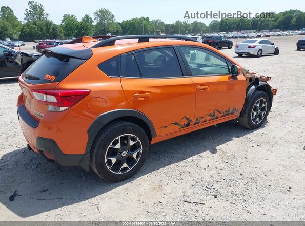 JF2GTABC3JH341061 2018 SUBARU CROSSTREK Orange Tył prawy