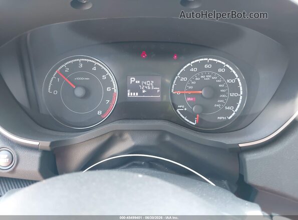 JF2GTABC3JH341061 2018 SUBARU CROSSTREK Orange Widok tylnych siedzeń