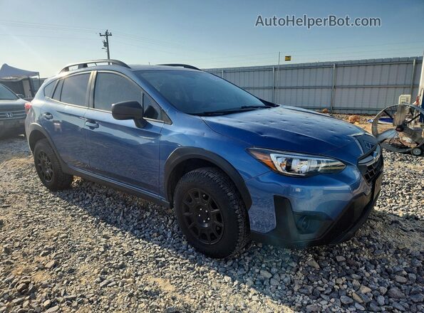 JF2GTABC3MH234788 2021 SUBARU CROSSTREK Blue Передня права чверть