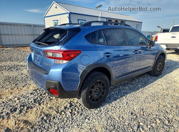 JF2GTABC3MH234788 2021 SUBARU CROSSTREK Blue Задня права чверть
