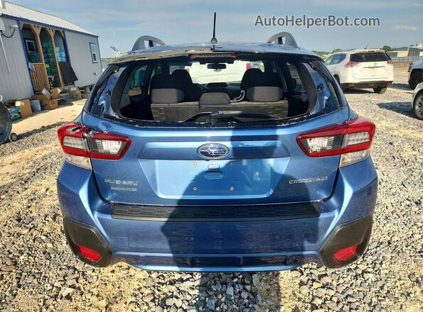 JF2GTABC3MH234788 2021 SUBARU CROSSTREK Blue Вид ззаду