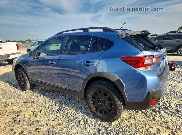 JF2GTABC3MH234788 2021 SUBARU CROSSTREK Blue Задня ліва чверть