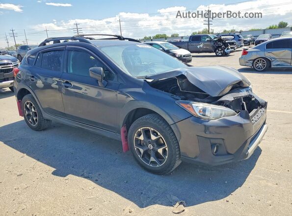 JF2GTABC4J9310430 2018 SUBARU CROSSTREK Charcoal Przód prawy