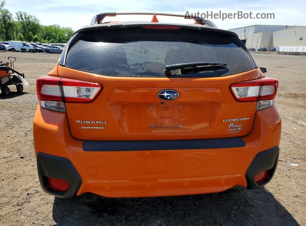 JF2GTABC4JH225304 2018 SUBARU CROSSTREK Orange Հետևի տեսք