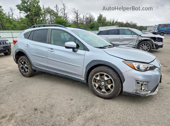 JF2GTABC4JH260800 2018 SUBARU CROSSTREK Серебряный Передняя правая четверть