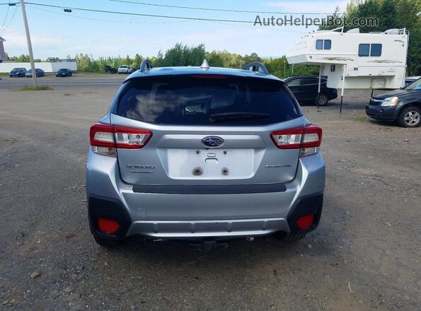 JF2GTABC4JH318744 2018 SUBARU CROSSTREK Серебряный Вид сзади