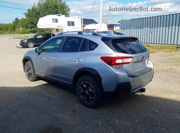 JF2GTABC4JH318744 2018 SUBARU CROSSTREK Серебряный Задняя левая четверть
