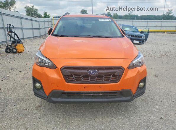 JF2GTABC4JH333549 2018 SUBARU CROSSTREK Orange წინა ხედი
