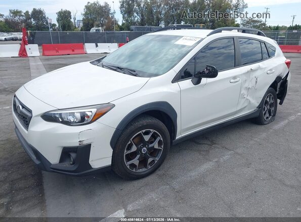 JF2GTABC5J9250058 2018 SUBARU CROSSTREK White Передня ліва чверть