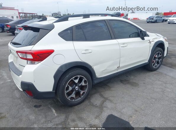 JF2GTABC5J9250058 2018 SUBARU CROSSTREK White Задня права чверть