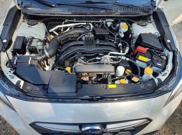 JF2GTABC5M8671594 2021 SUBARU CROSSTREK White Engine compartment view