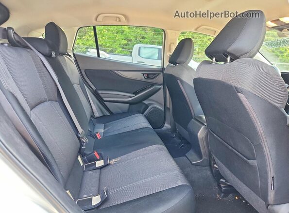 JF2GTABC5M8671594 2021 SUBARU CROSSTREK White Rear interior view