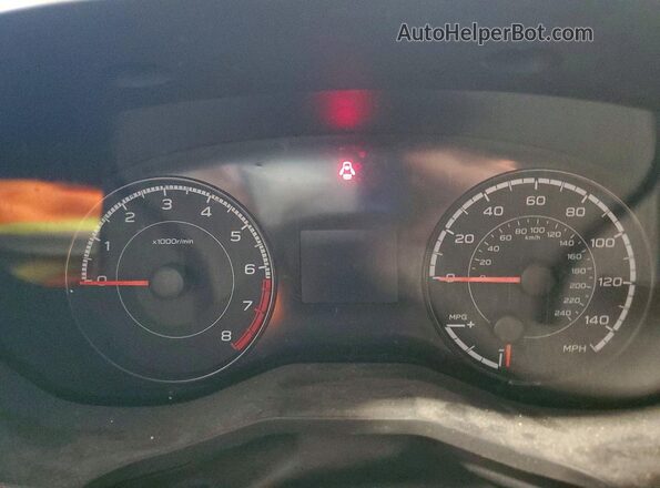 JF2GTABC6JH212652 2018 SUBARU CROSSTREK Gray ხელსაწყოთა პანელის ხედი