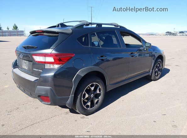 JF2GTABC6JH294480 2018 SUBARU CROSSTREK Gray Trasero derecho